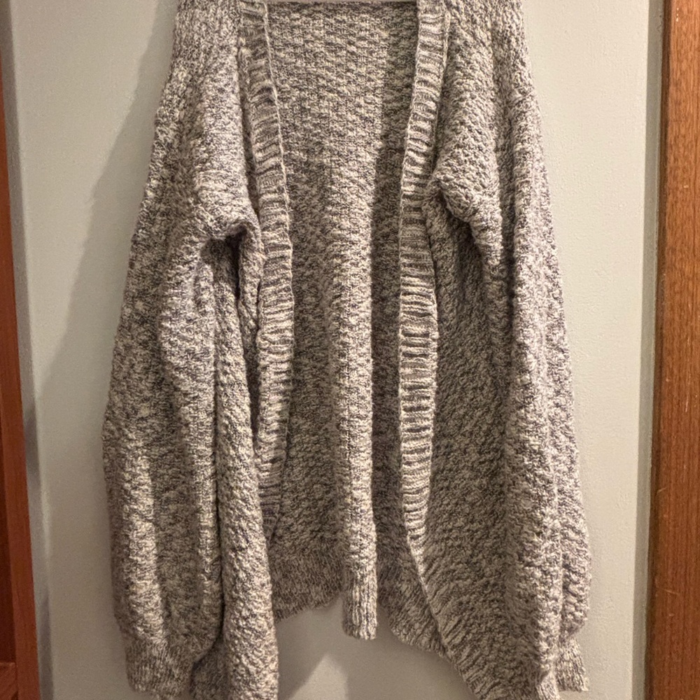 Cozy Gray Girls’ Cardigan